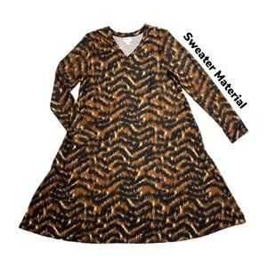 Swing Dress with Long Sleeves